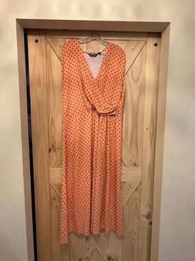 Lands' End | Dresses | Lands End Dress Women Large Yellow Maxi Ruched Side  Casual Sleeveless Vacation | Poshmark